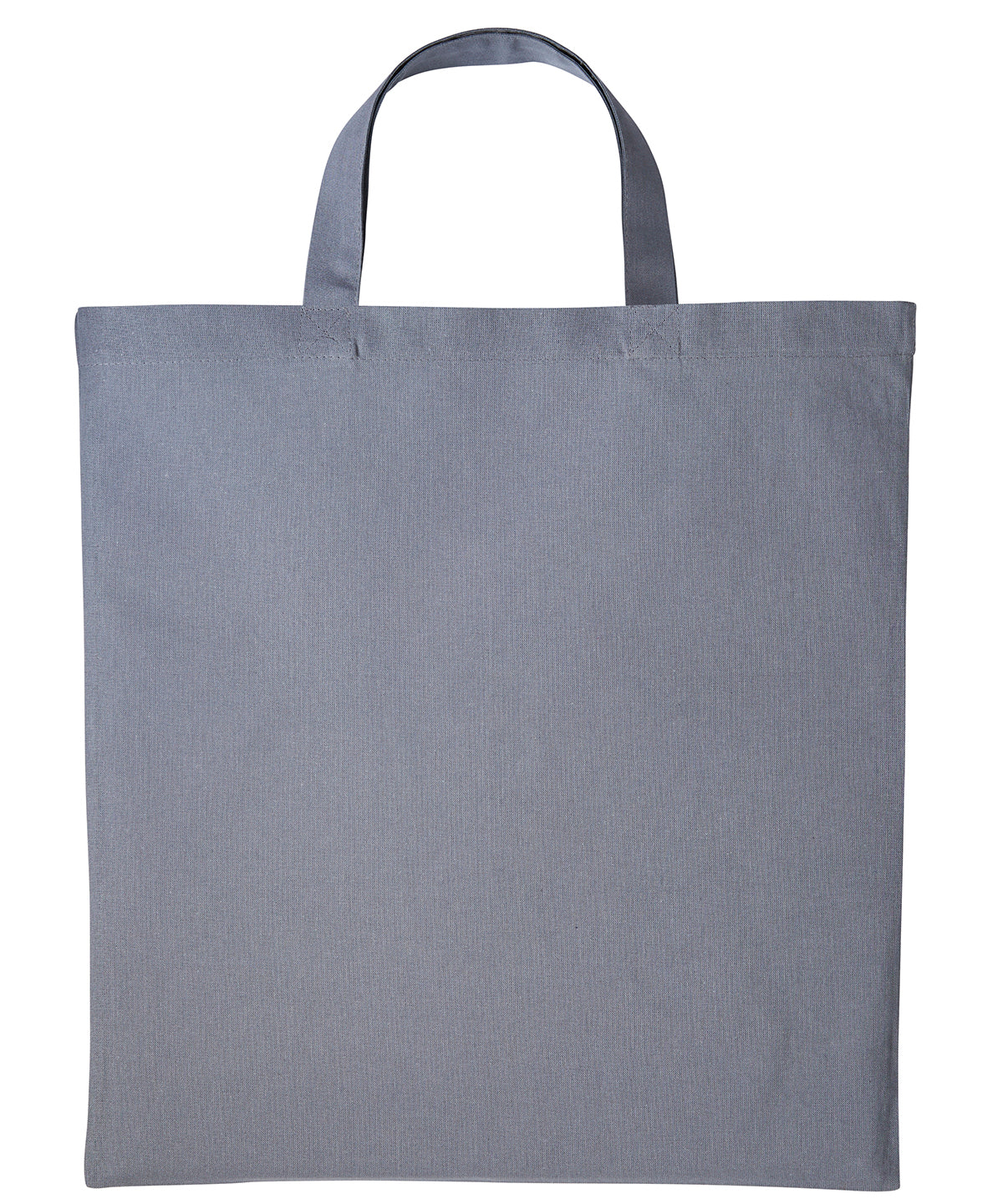 EcoFriendly Cotton Shopper Bag with Short Handles Unisex Adult Bags
