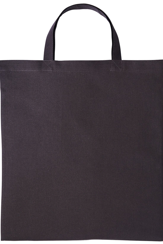 EcoFriendly Cotton Shopper Bag with Short Handles Unisex Adult Bags
