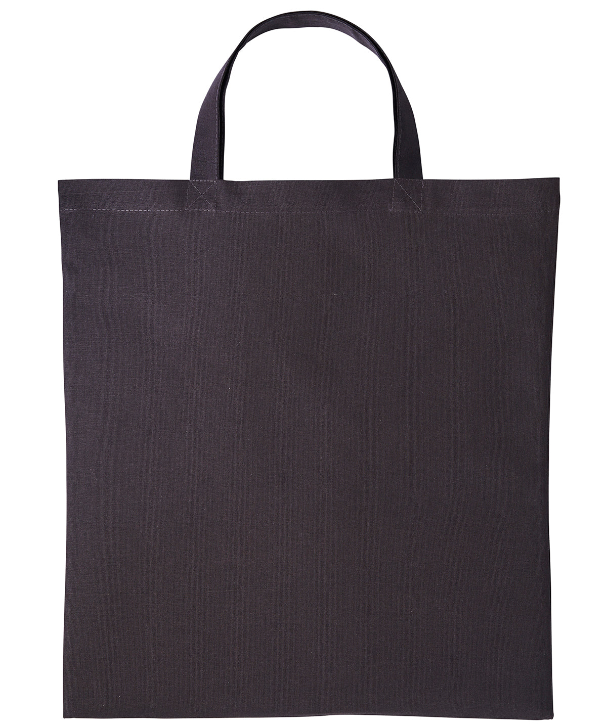 EcoFriendly Cotton Shopper Bag with Short Handles Unisex Adult Bags