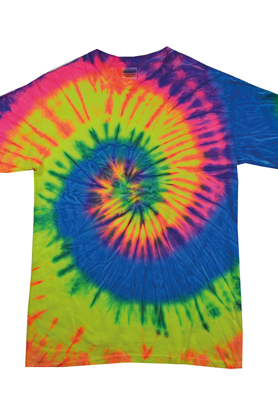 Colortone Kids Tie Dye TShirts Unisex Hyperbrights Neons