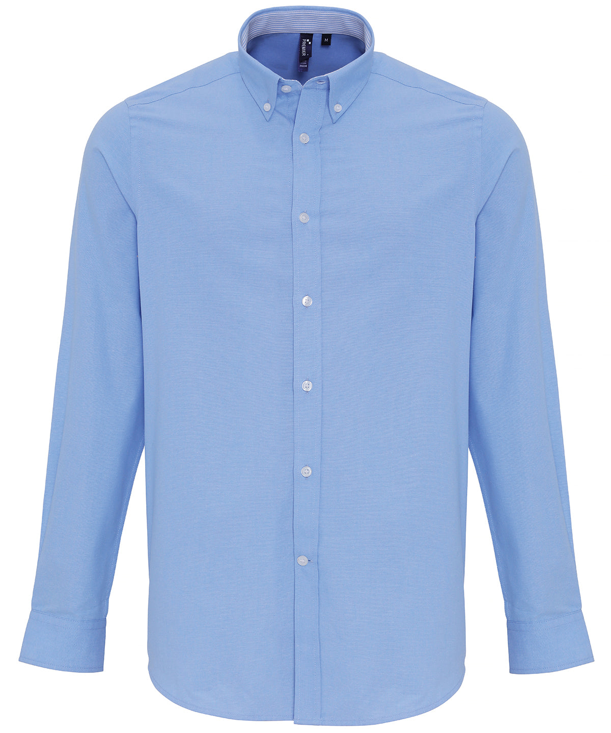 Mens Premier Oxford Striped Shirt with ButtonDown Collar