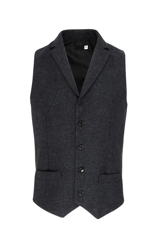 Mens Premier Herringbone Waistcoat Workwear Apron