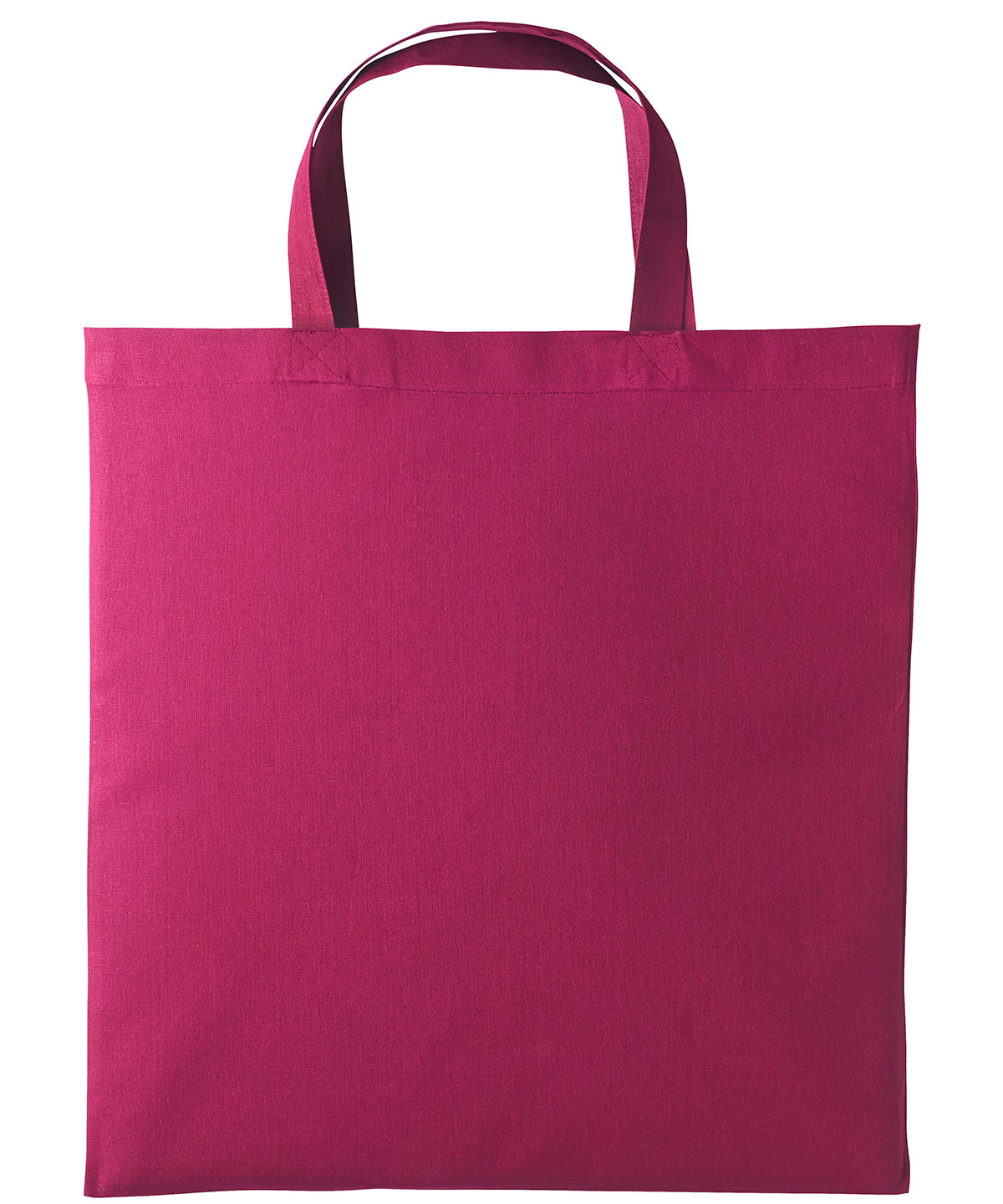 EcoFriendly Cotton Shopper Bag with Short Handles Unisex Adult Bags
