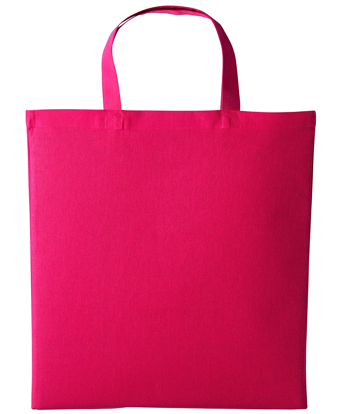 EcoFriendly Cotton Shopper Bag with Short Handles Unisex Adult Bags
