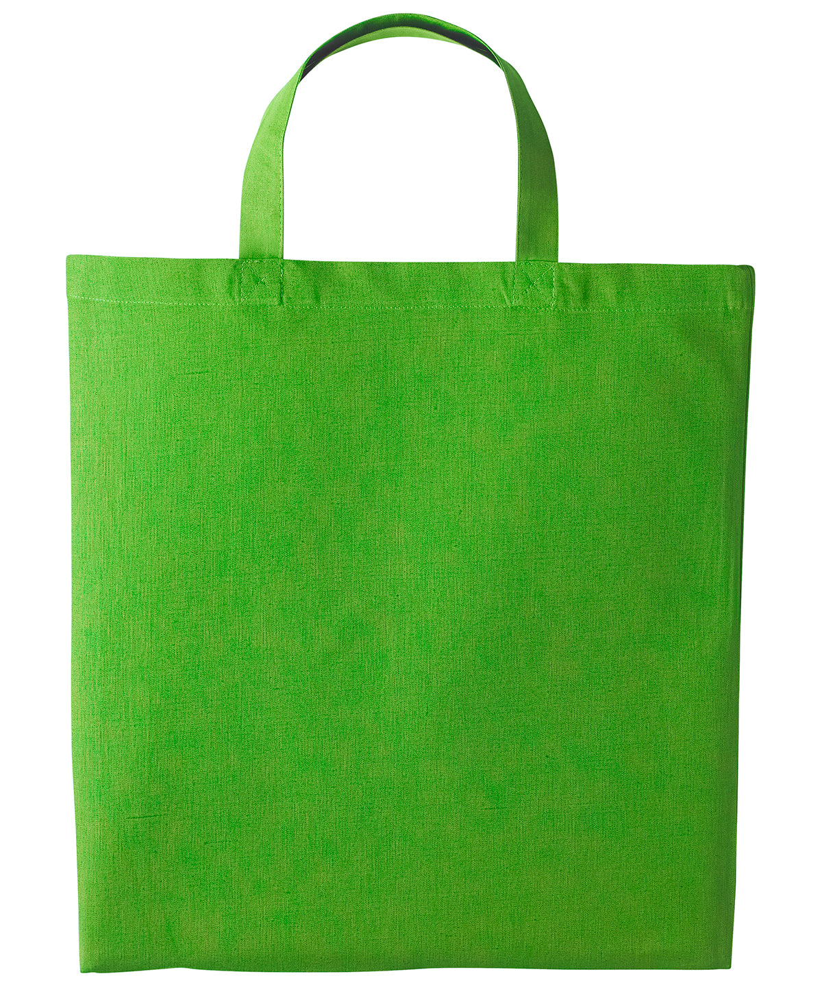 EcoFriendly Cotton Shopper Bag with Short Handles Unisex Adult Bags