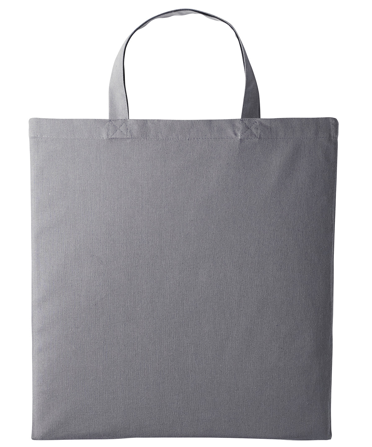 EcoFriendly Cotton Shopper Bag with Short Handles Unisex Adult Bags