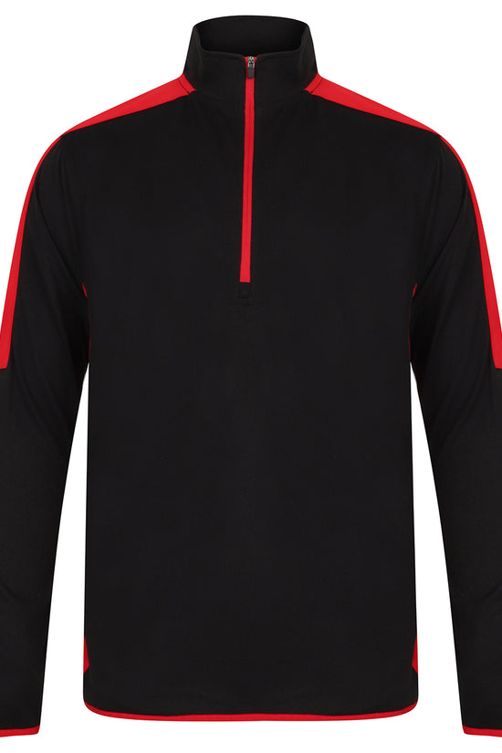 Finden Hales Zip Midlayer with Contrast Panelling Mens Sports Overtop