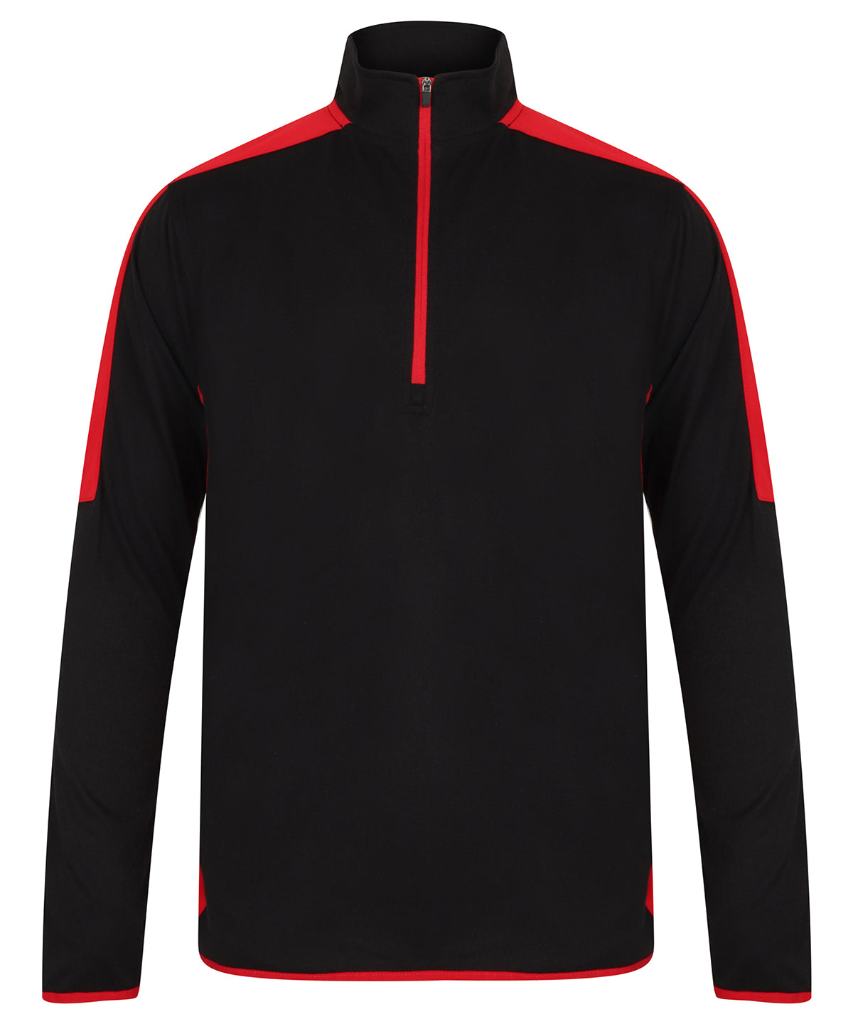 Finden Hales Zip Midlayer with Contrast Panelling Mens Sports Overtop