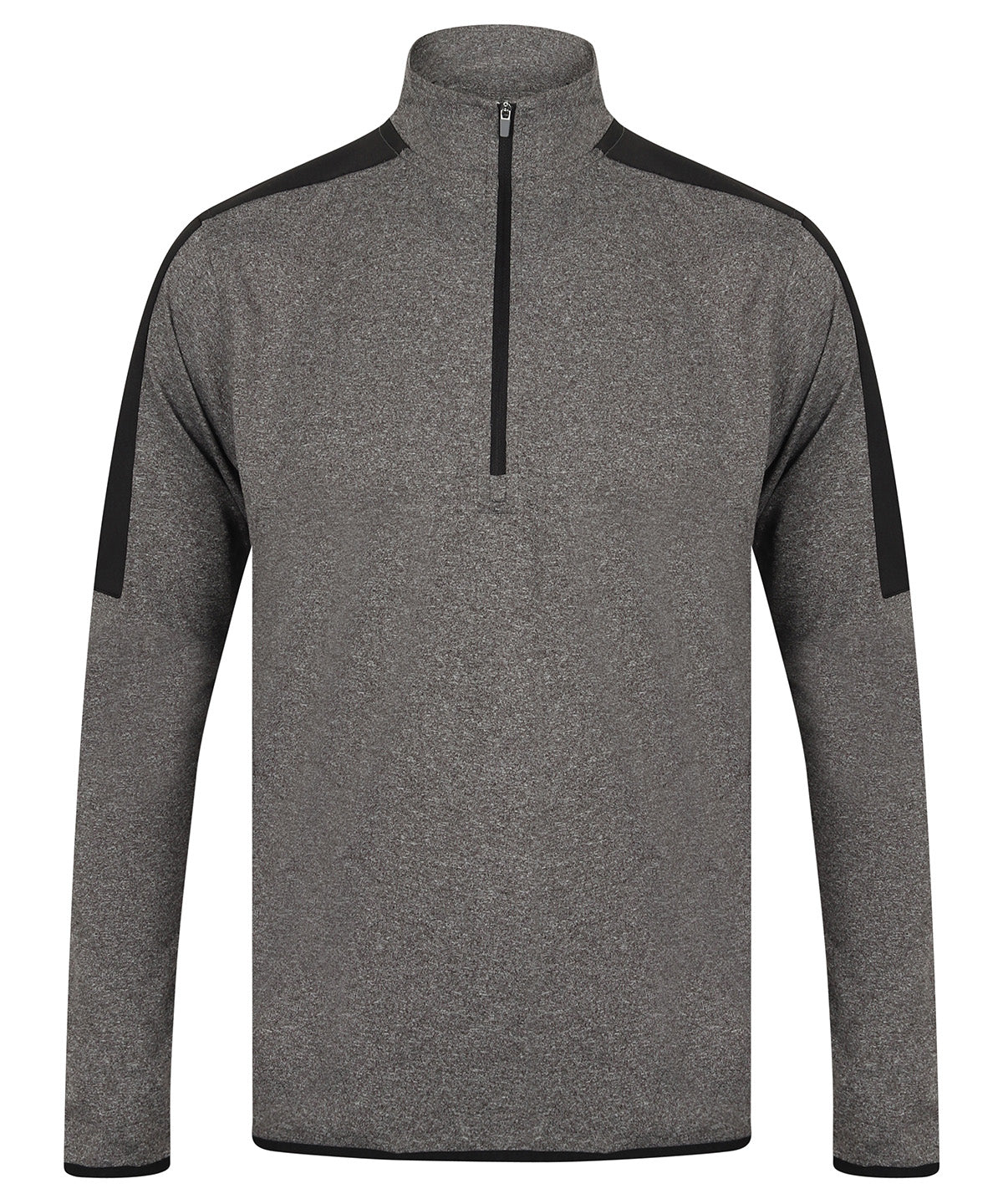 Finden Hales Zip Midlayer with Contrast Panelling Mens Sports Overtop