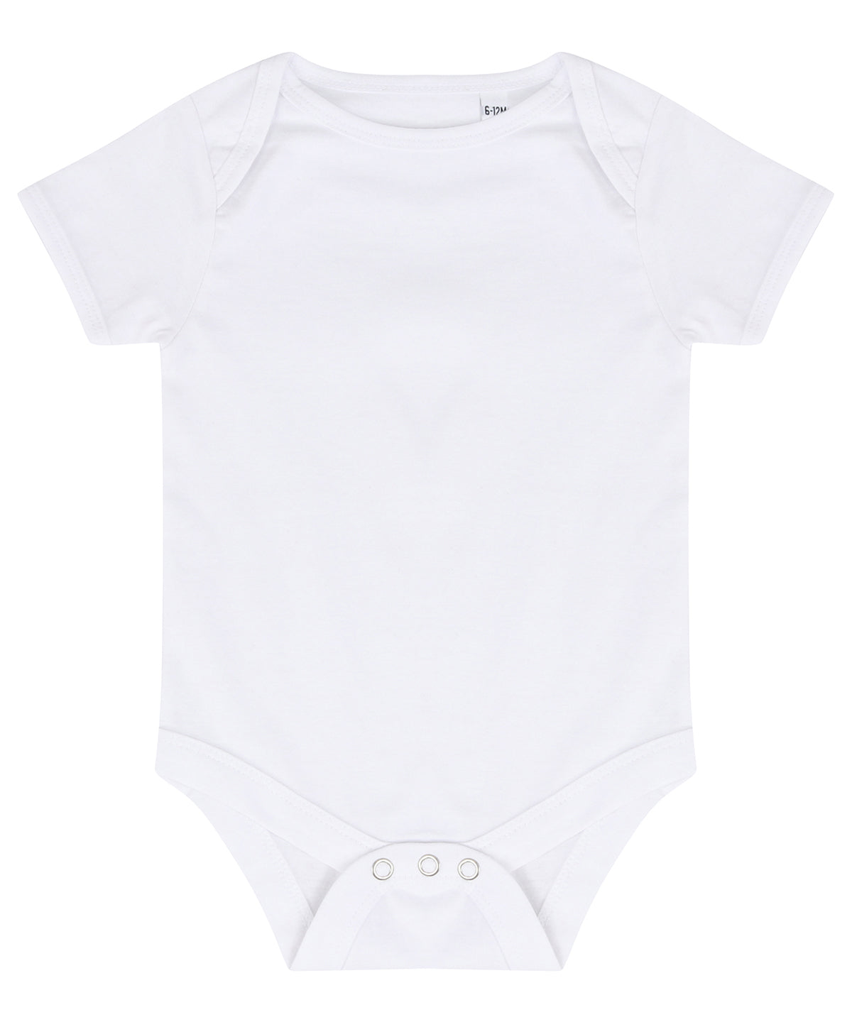Soft Unisex Infant ShortSleeved Bodysuit Easy Relabeling