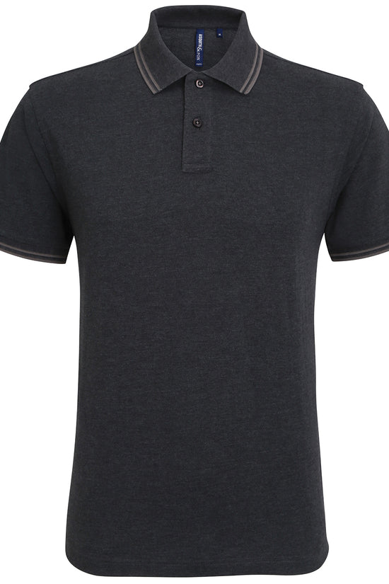 Mens Classic Fit Tipped Polo Shirt Plus Sizes