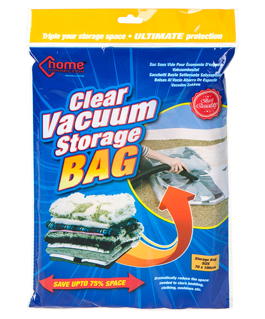 SpaceSaving Clear Vacuum Storage Bags Set of 3