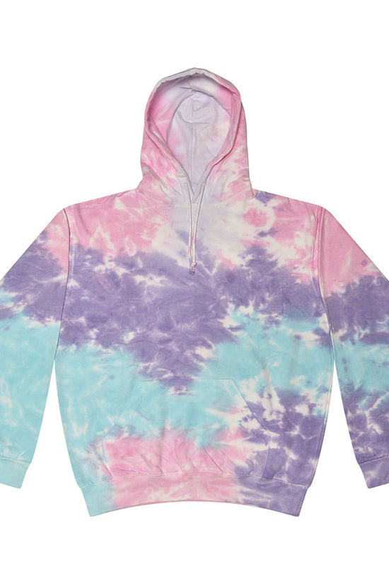 Colortone Rainbow TieDye Hoodie Unisex Adult Hoodie