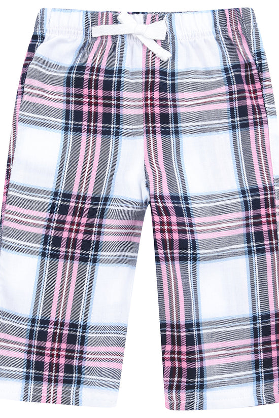 Cozy Tartan Lounge Trousers for Infants