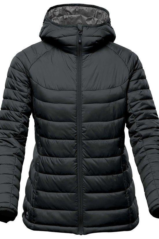 Womens Stavanger Thermal Shell Jacket PFCFree Packable Hooded