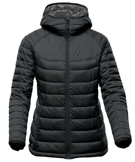 Womens Stavanger Thermal Shell Jacket PFCFree Packable Hooded