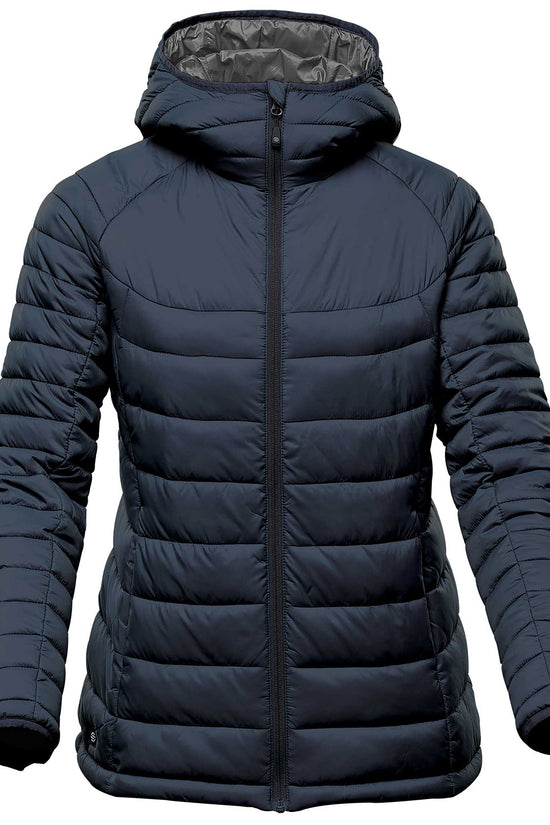 Womens Stavanger Thermal Shell Jacket PFCFree Packable Hooded