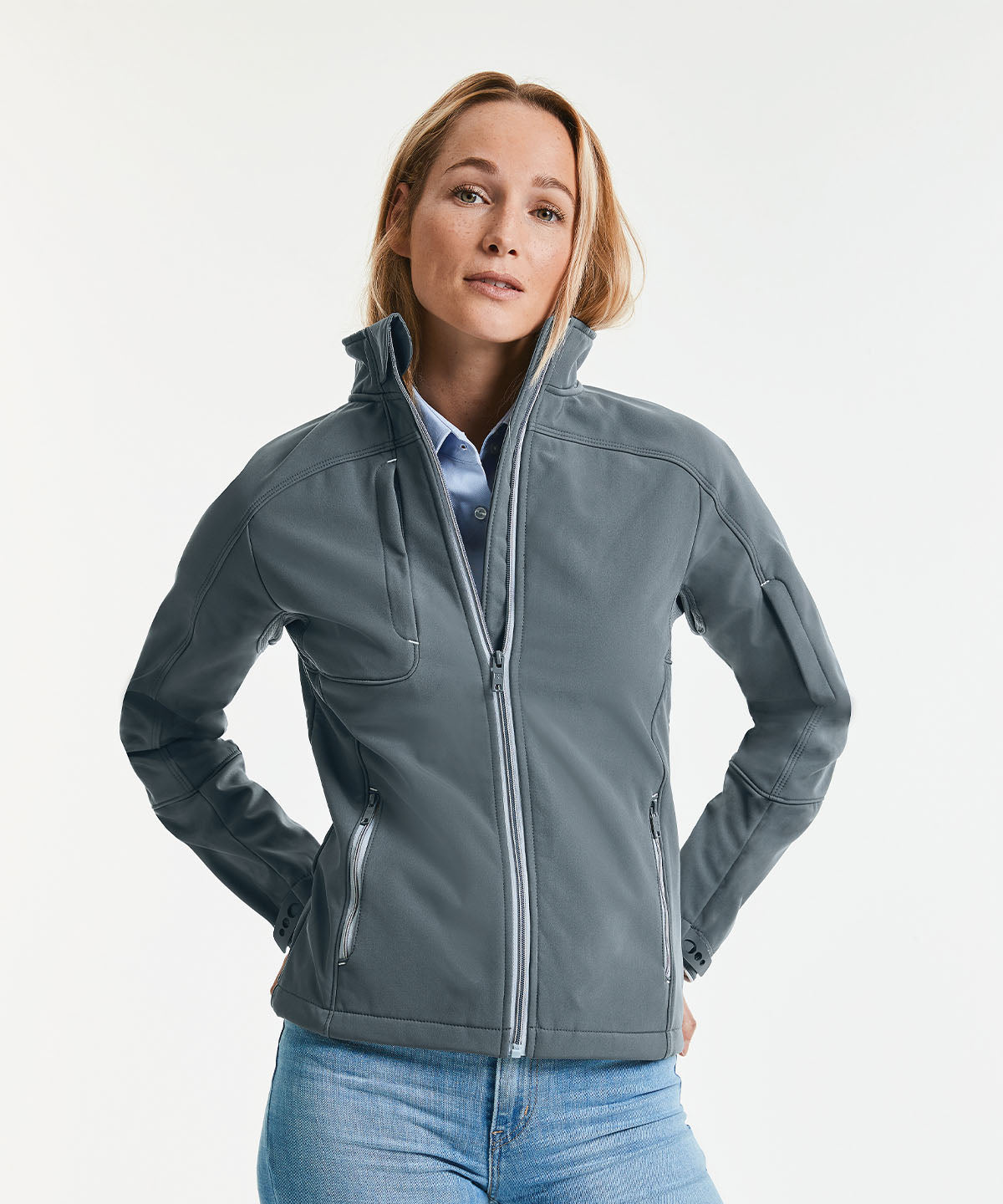 Russell Europe Womens Bionic Softshell Jacket Plus Sizes