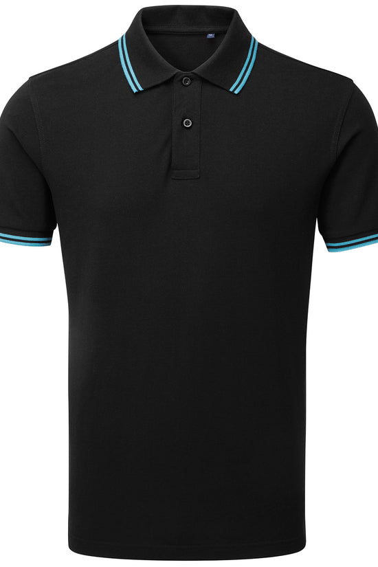Mens Classic Fit Tipped Polo Shirt Plus Sizes