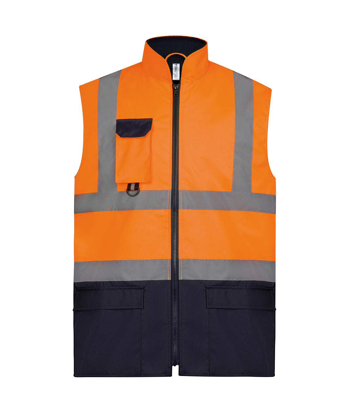 HiVis Padded Bodywarmer for Men Safetywear Plus Sizes