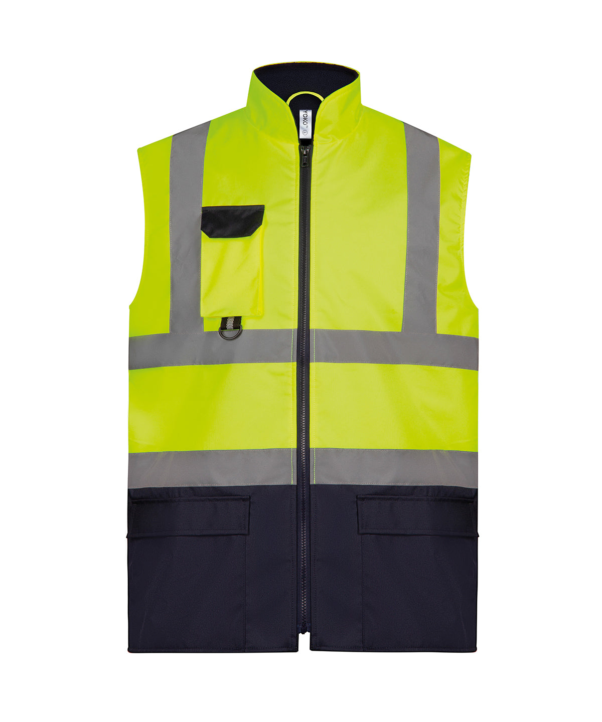 HiVis Padded Bodywarmer for Men Safetywear Plus Sizes