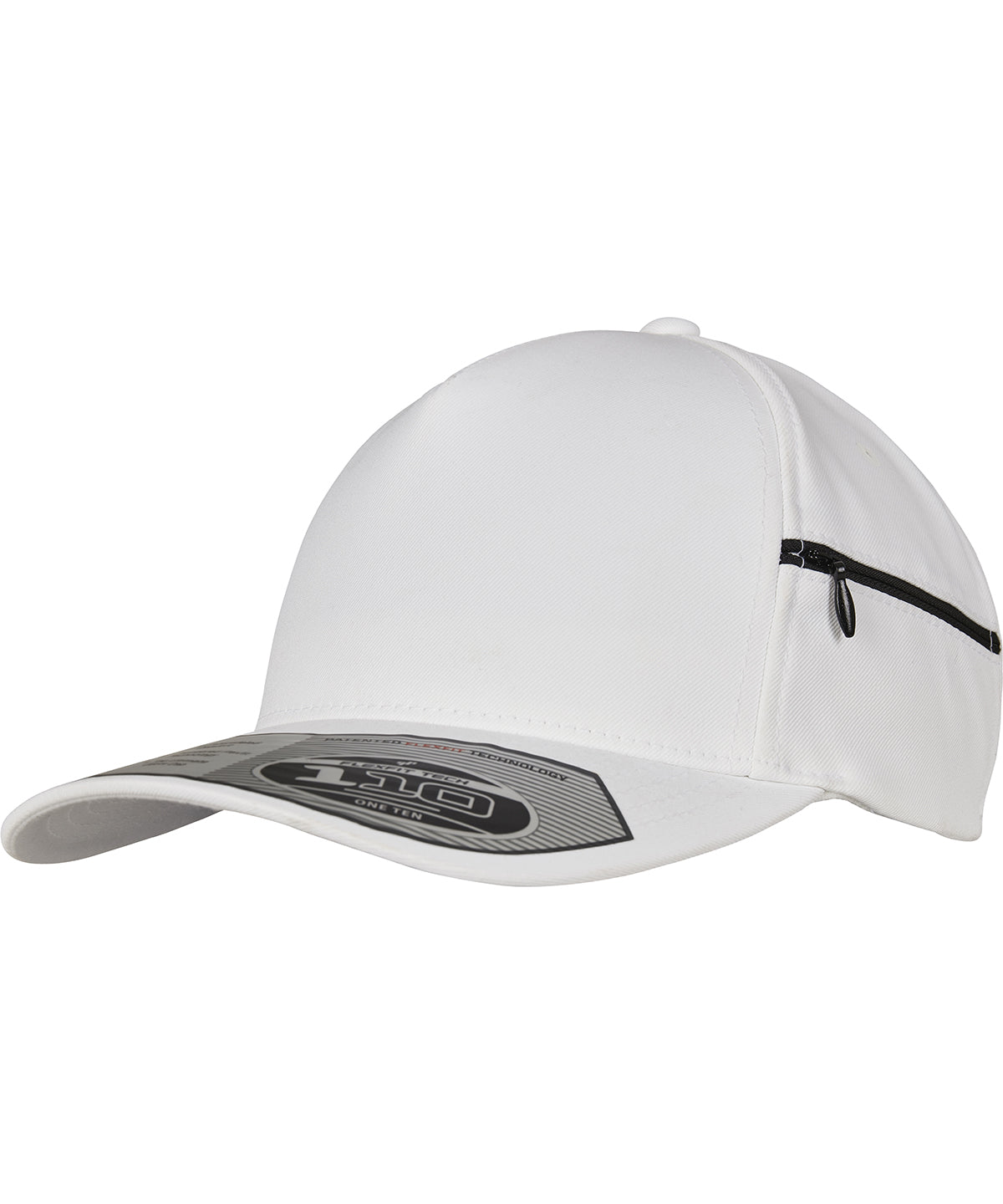 Flexfit 110ZP Caps with Zipper Detail Unisex Adult Headwear