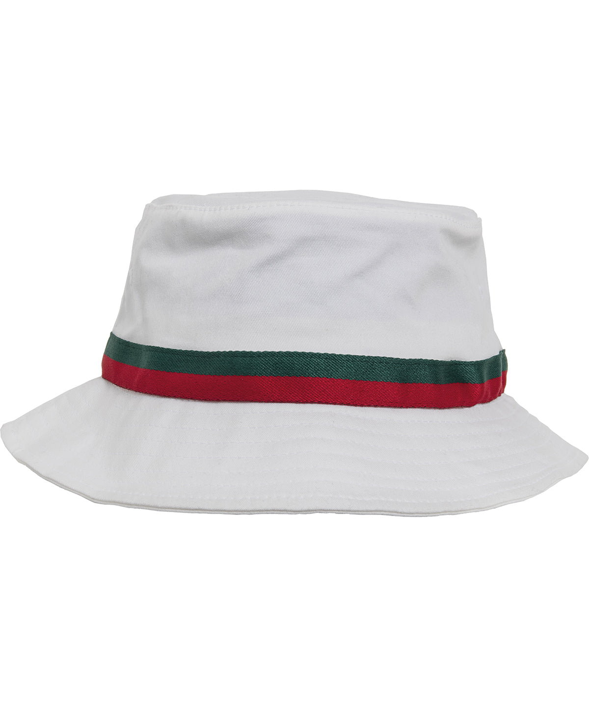 Urban Stripe Bucket Hat with TwoTone Band