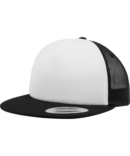 Yupoong Foam Trucker Cap with White Front 6005FW Unisex Adult