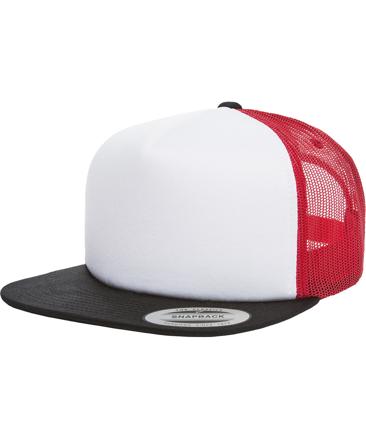 Yupoong Foam Trucker Cap with White Front 6005FW Unisex Adult