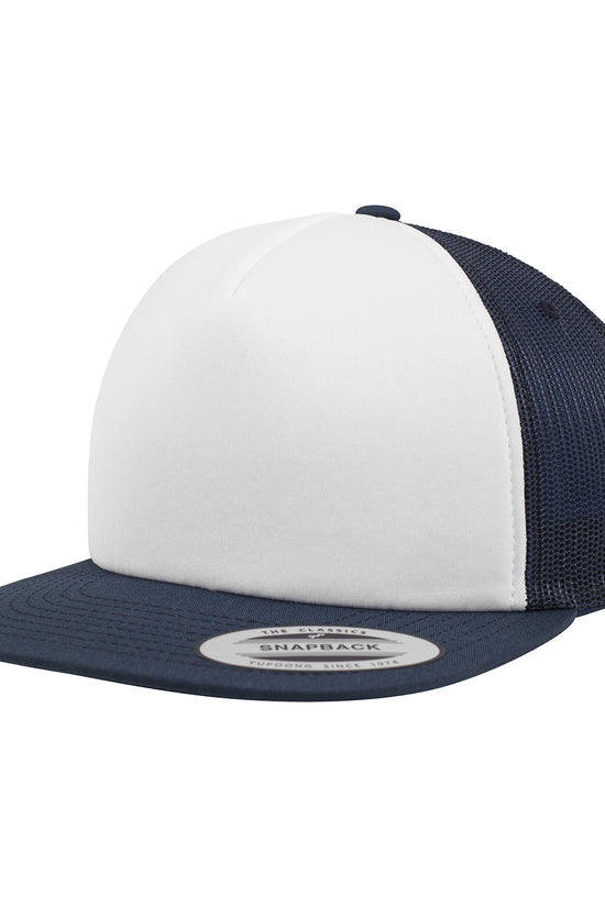 Yupoong Foam Trucker Cap with White Front 6005FW Unisex Adult