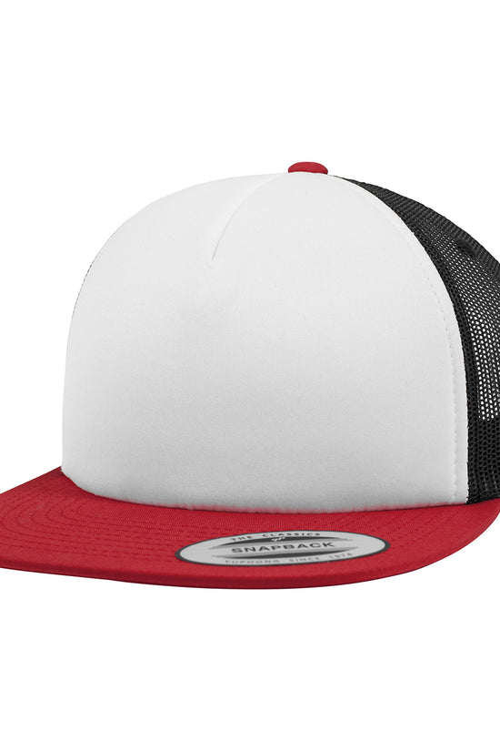 Yupoong Foam Trucker Cap with White Front 6005FW Unisex Adult