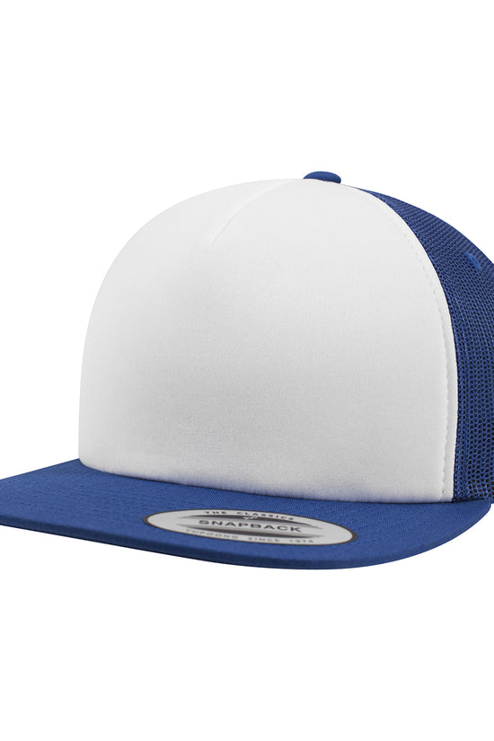 Yupoong Foam Trucker Cap with White Front 6005FW Unisex Adult