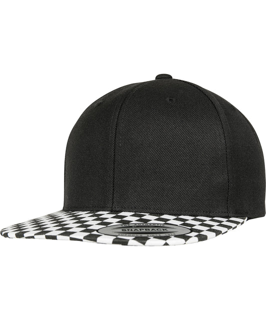 Flexfit Checkerboard Snapback Cap for Adults