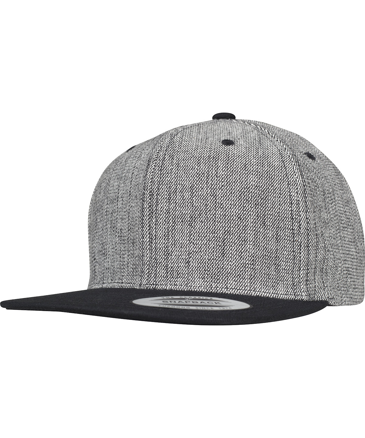 Flexfit Melange Solid Snapback Cap by Yupoong 6089MS Unisex Adult