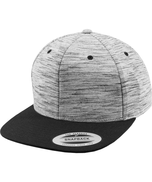Flexfit Stripes Melange Crown Snapback Caps Unisex Adult