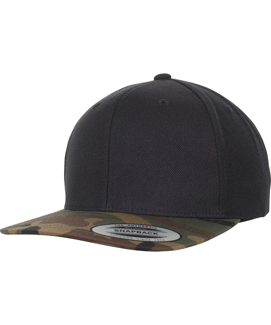 Flexfit Classic Snapback 2Tone Camo Caps Unisex Adult