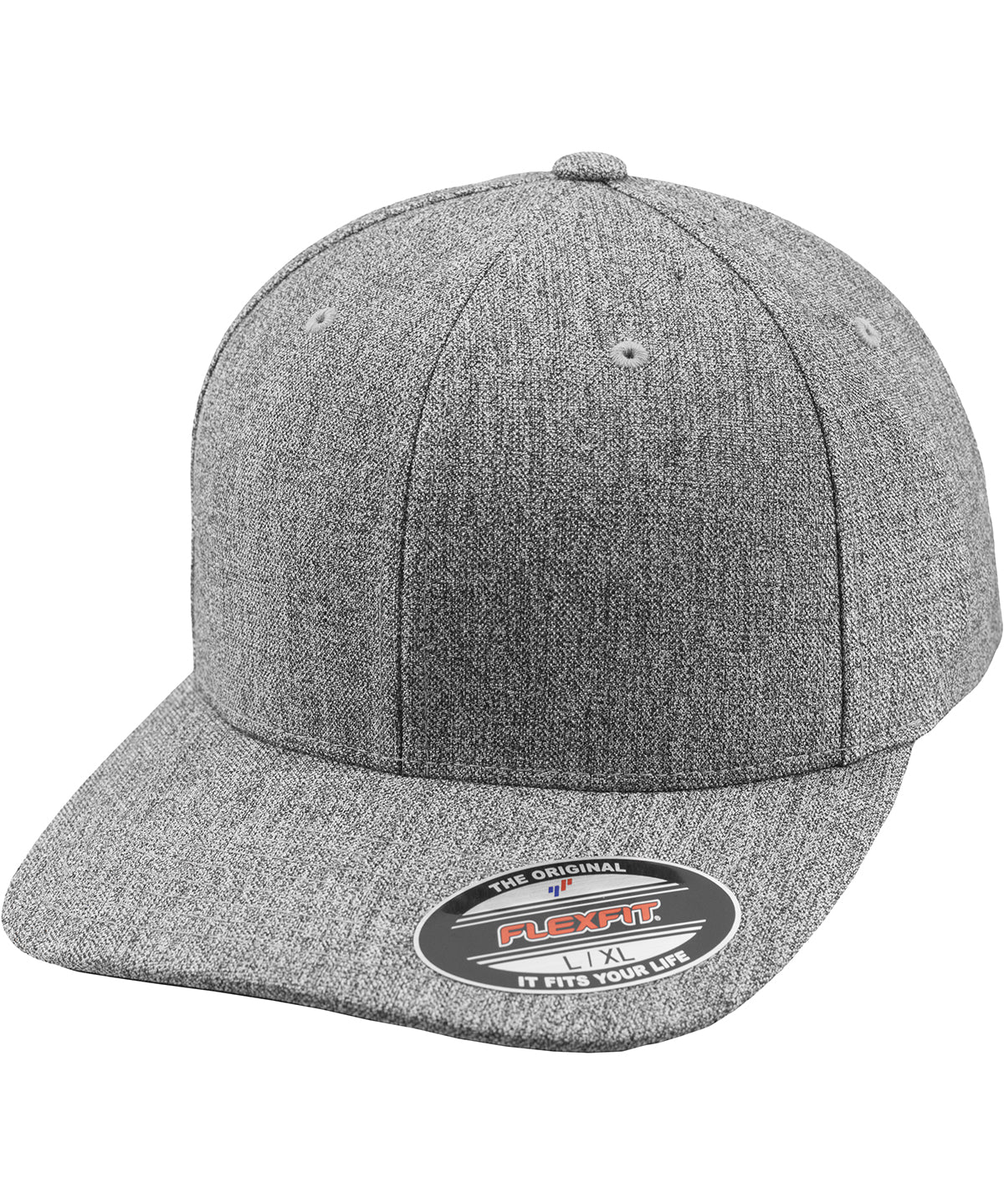 Flexfit Plain Grey Linen Cap with Patented Technology