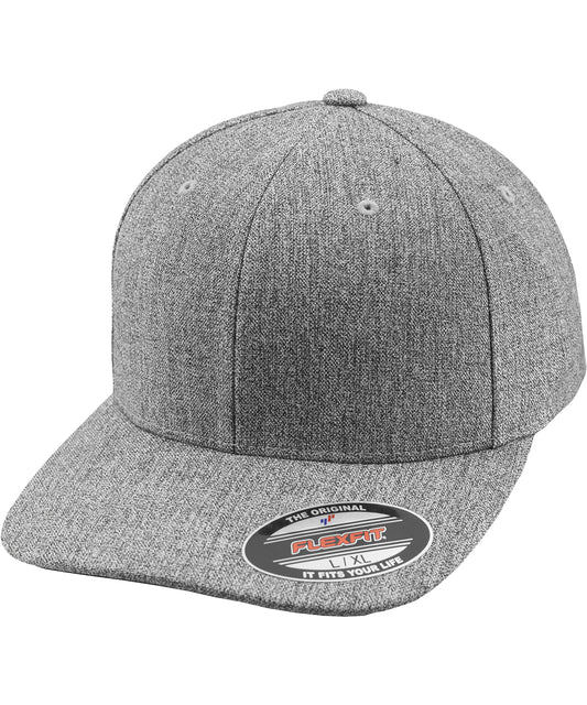 Flexfit Plain Grey Linen Cap with Patented Technology