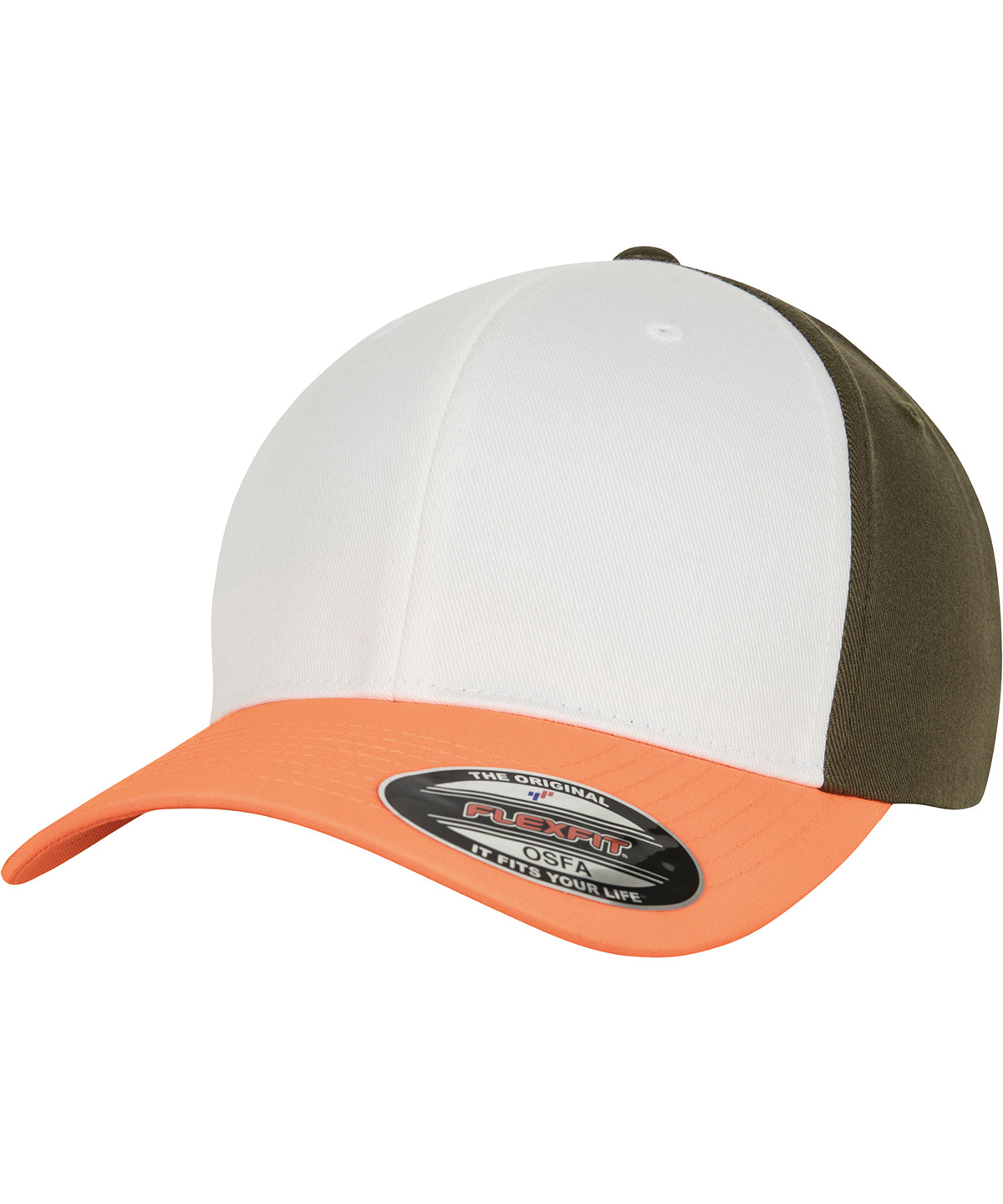 Flexfit 6277TT TriColoured Caps for Relaxed Style