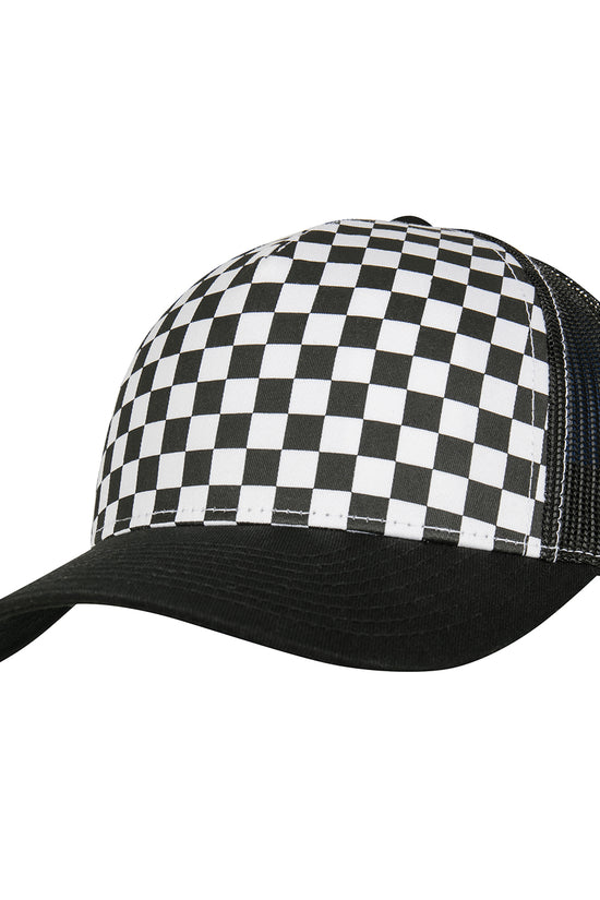 Yupoong Checkerboard Retro Trucker Cap Adult Headwear