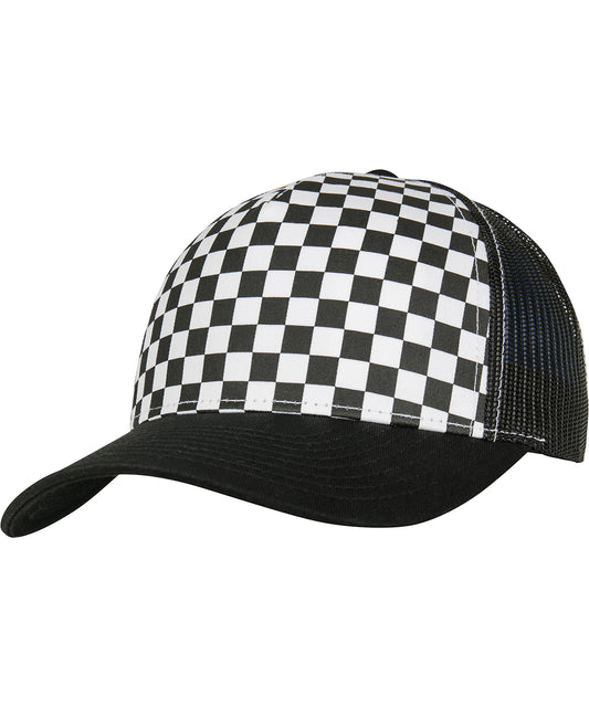 Yupoong Checkerboard Retro Trucker Cap Adult Headwear