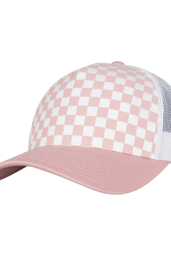 Yupoong Checkerboard Retro Trucker Cap Adult Headwear