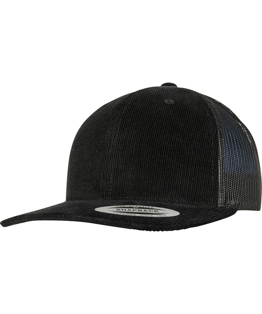 Flexfit Corduroy Retro Trucker Cap Camo Headwear