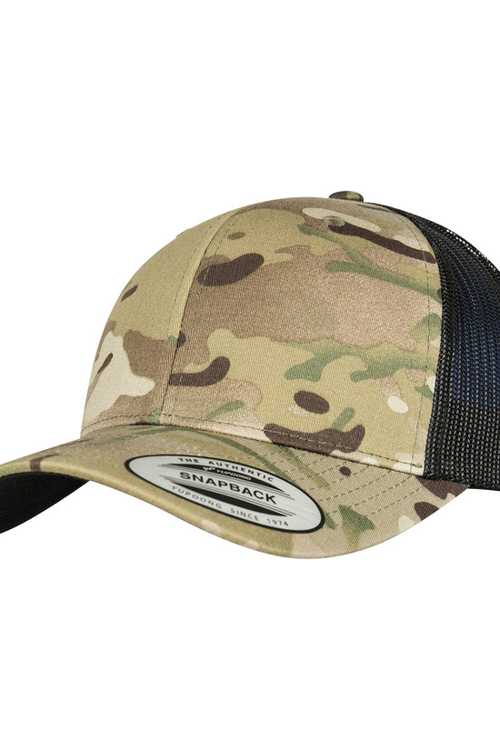 Flexfit Retro Trucker Multicam Cap for Adults