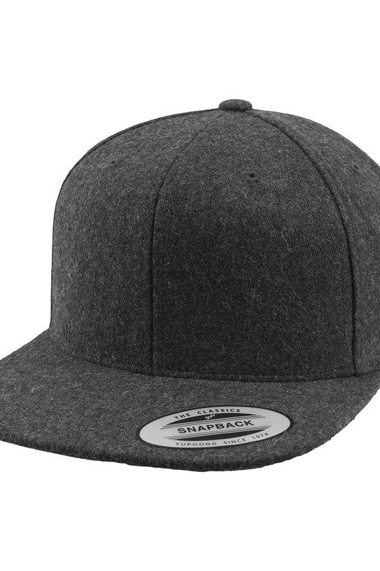 Flexfit Melton Wool Snapback 6689M Caps Unisex Adult Camo Headwear