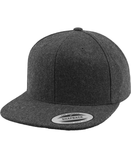 Flexfit Melton Wool Snapback 6689M Caps Unisex Adult Camo Headwear