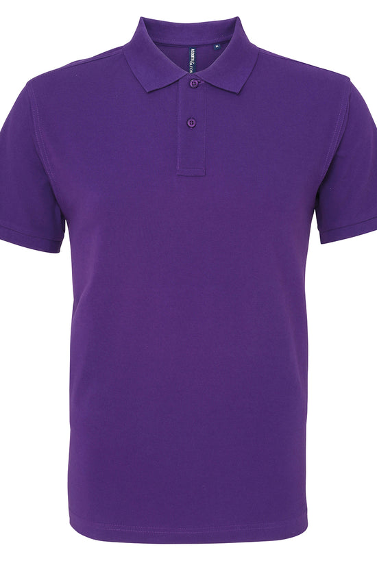 Mens Organic Cotton Classic Fit Polo Shirt Plus Sizes Available