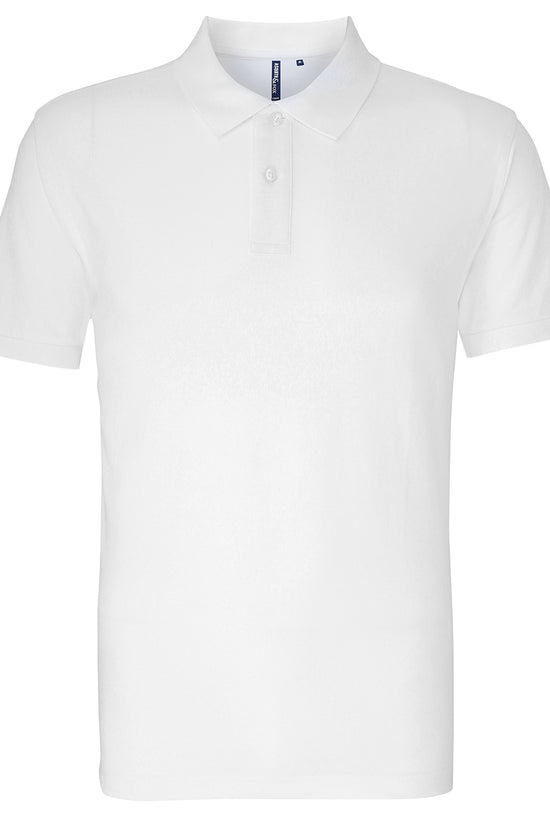 Mens Organic Cotton Classic Fit Polo Shirt Plus Sizes Available