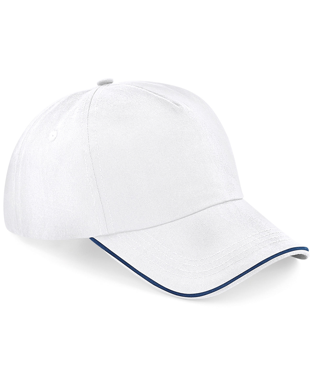 Authentic 5Panel Cap with Piped Peak Unisex Adult Headwear