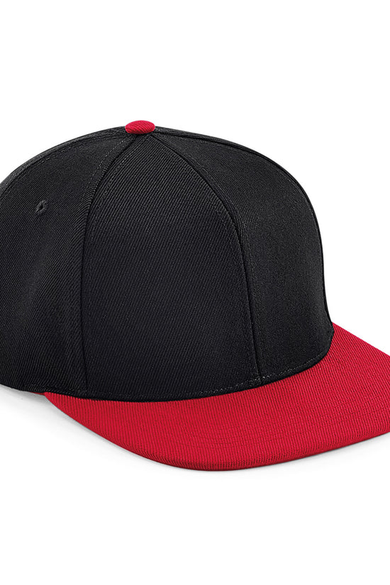 Retro Style Beechfield Original Flat Peak Snapback Cap